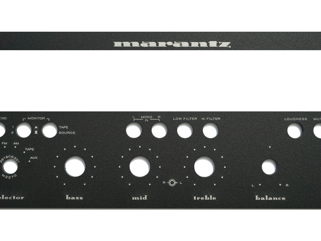 New! Marantz 2270  Receiver Front Panel Faceplate (Face Plate) BL